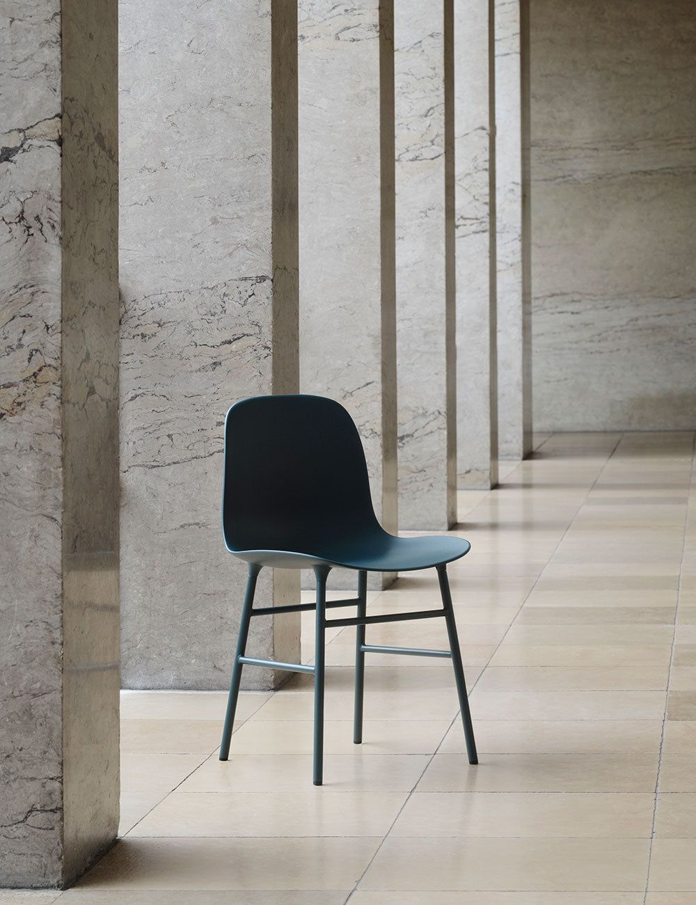 Form chair steel