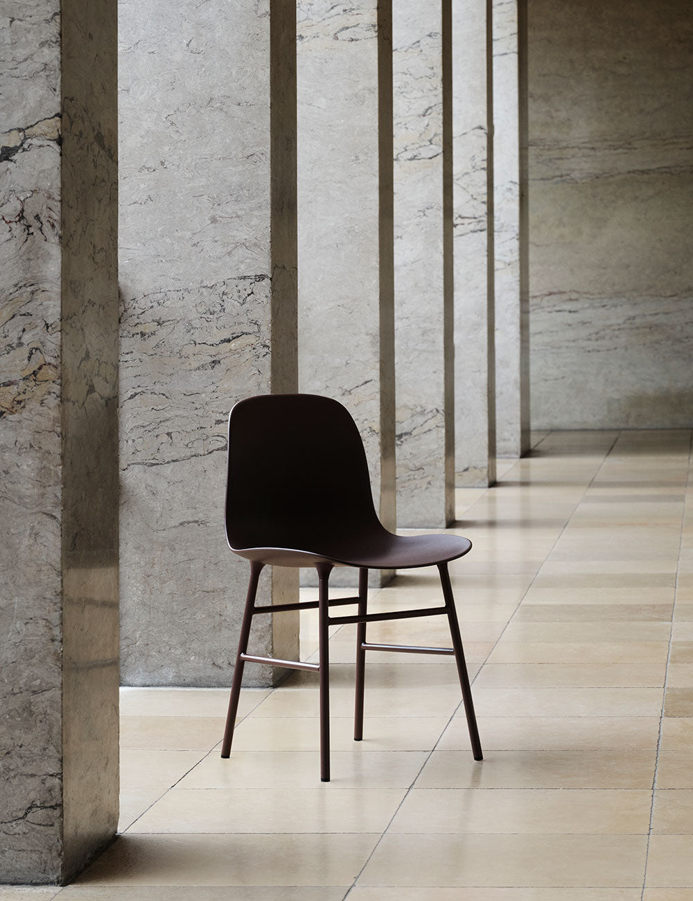 Form chair steel