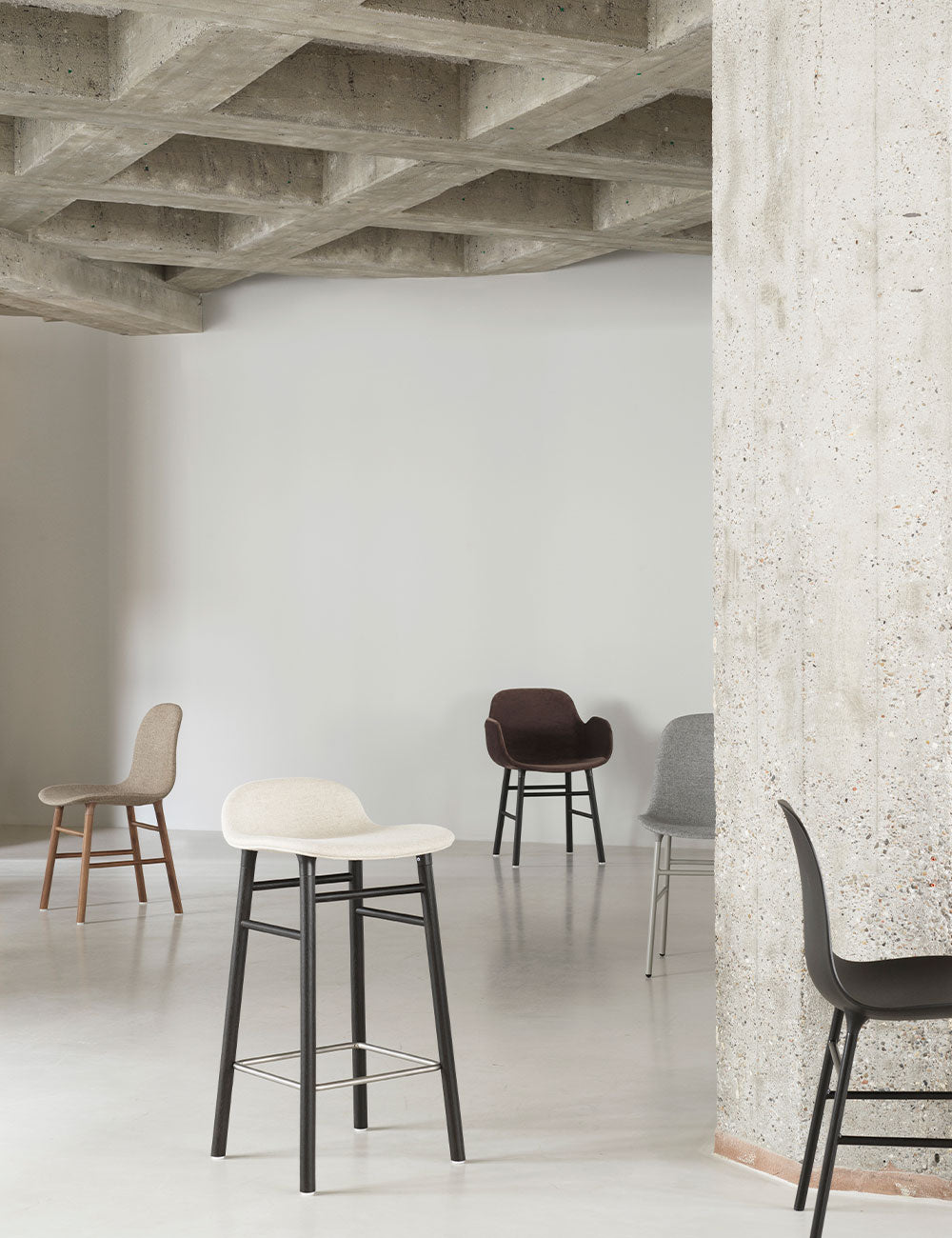 Sedia braccioli Form legno