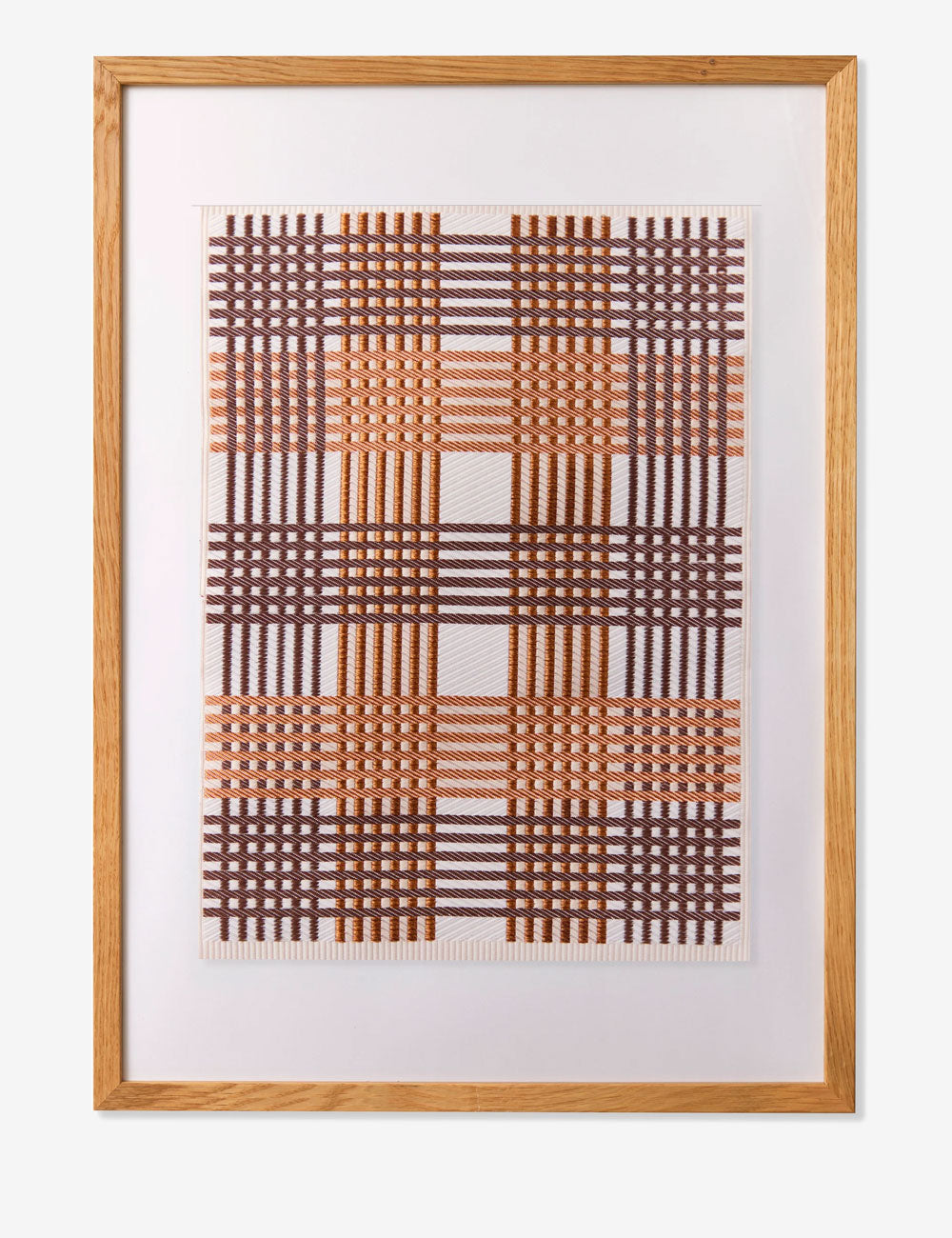 Woven Check Copper