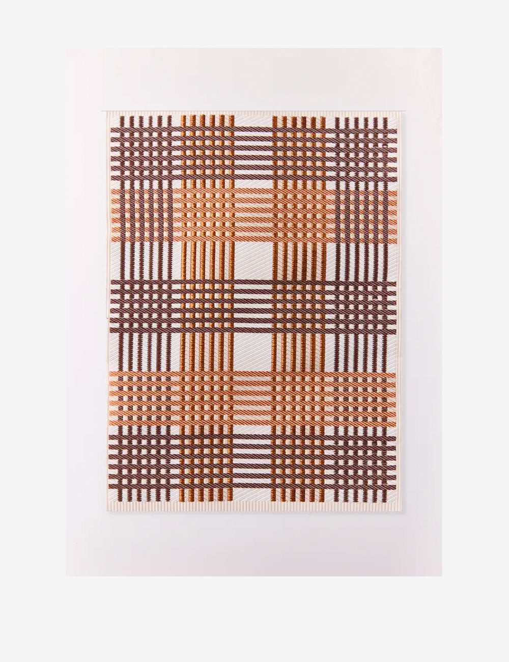 Woven Check Copper
