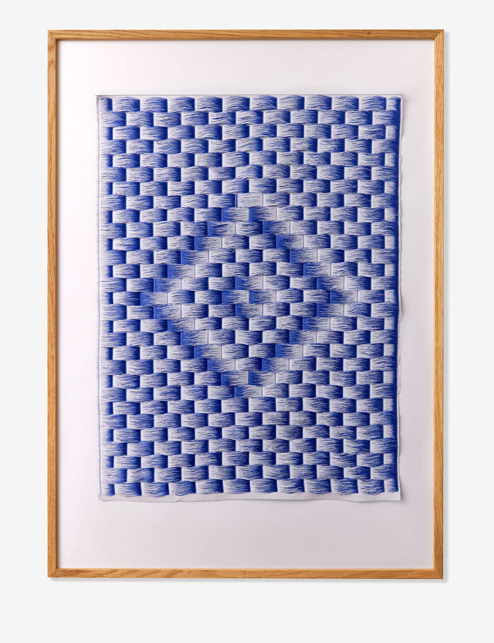 Woven Diamond Blue