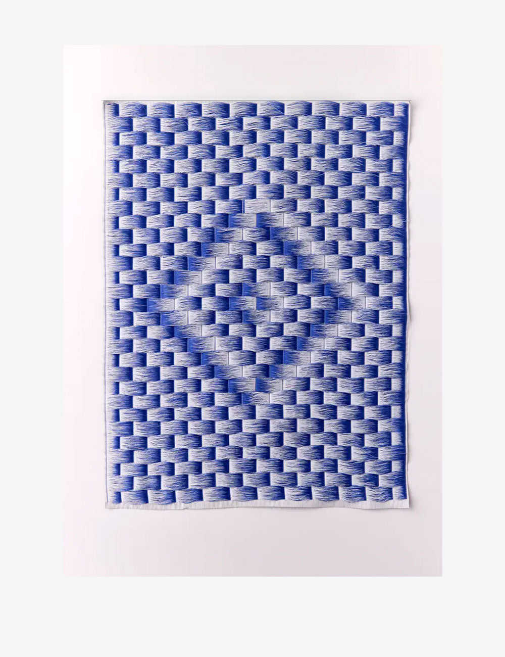 Woven Diamond Blue