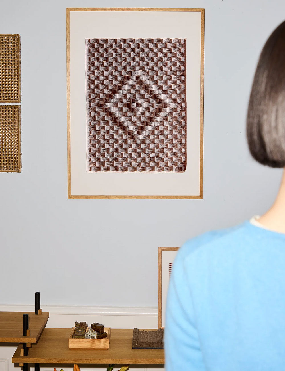 Woven Diamond Copper