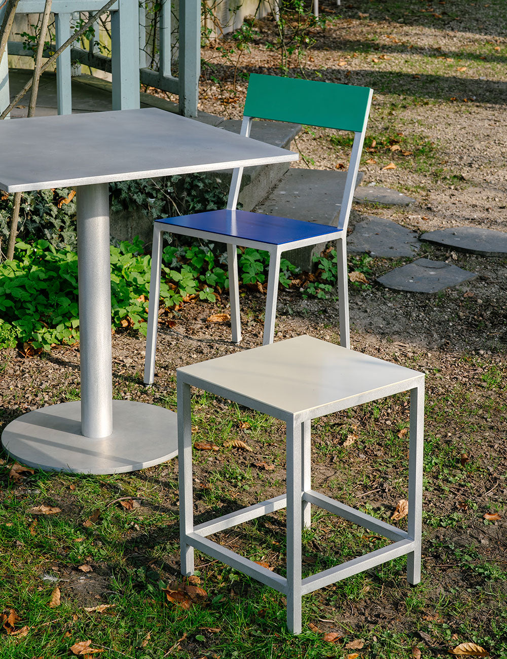 Taburete Alu 45 cm
