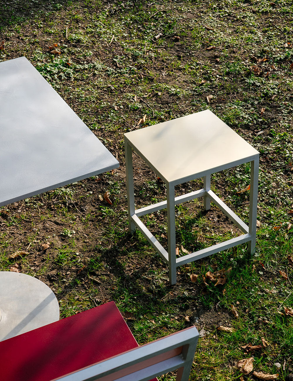 Taburete Alu 45 cm