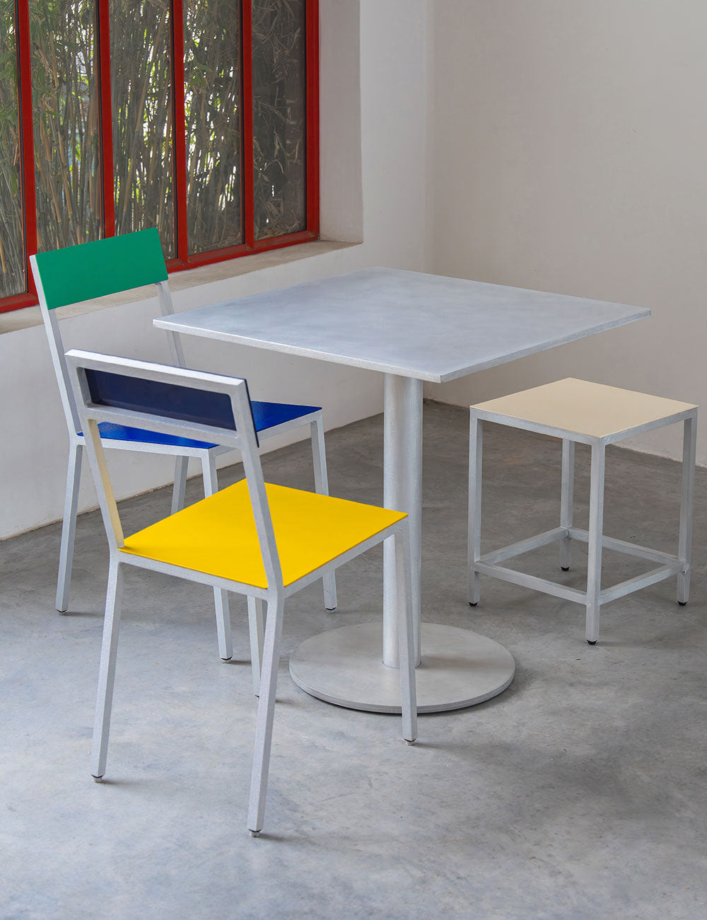 Taburete Alu 45 cm