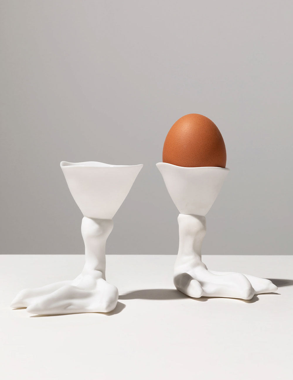 Portauovo White Peking 2 set