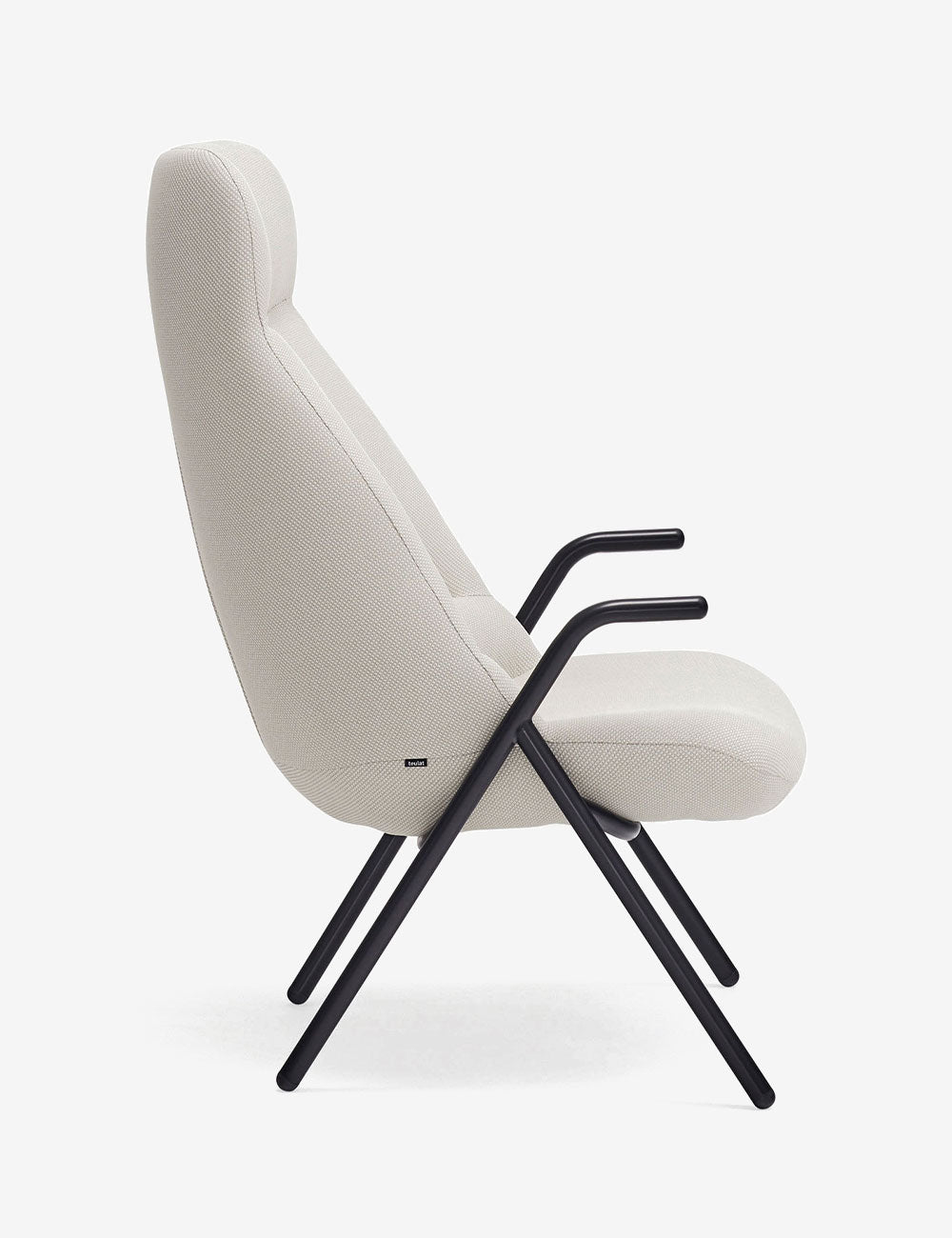 Dins lounge chair high metal