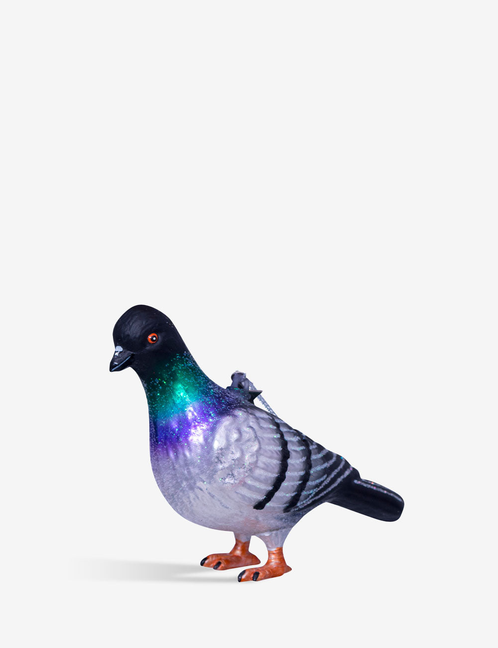 Pigeon glass ornament 