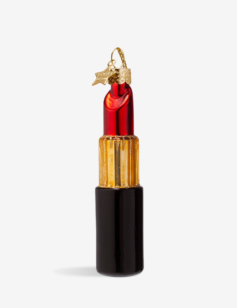Lipstick glass ornament 
