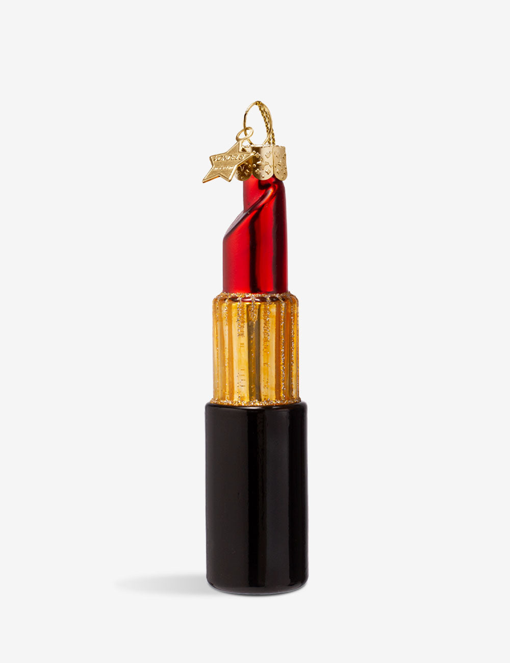 Lipstick glass ornament 