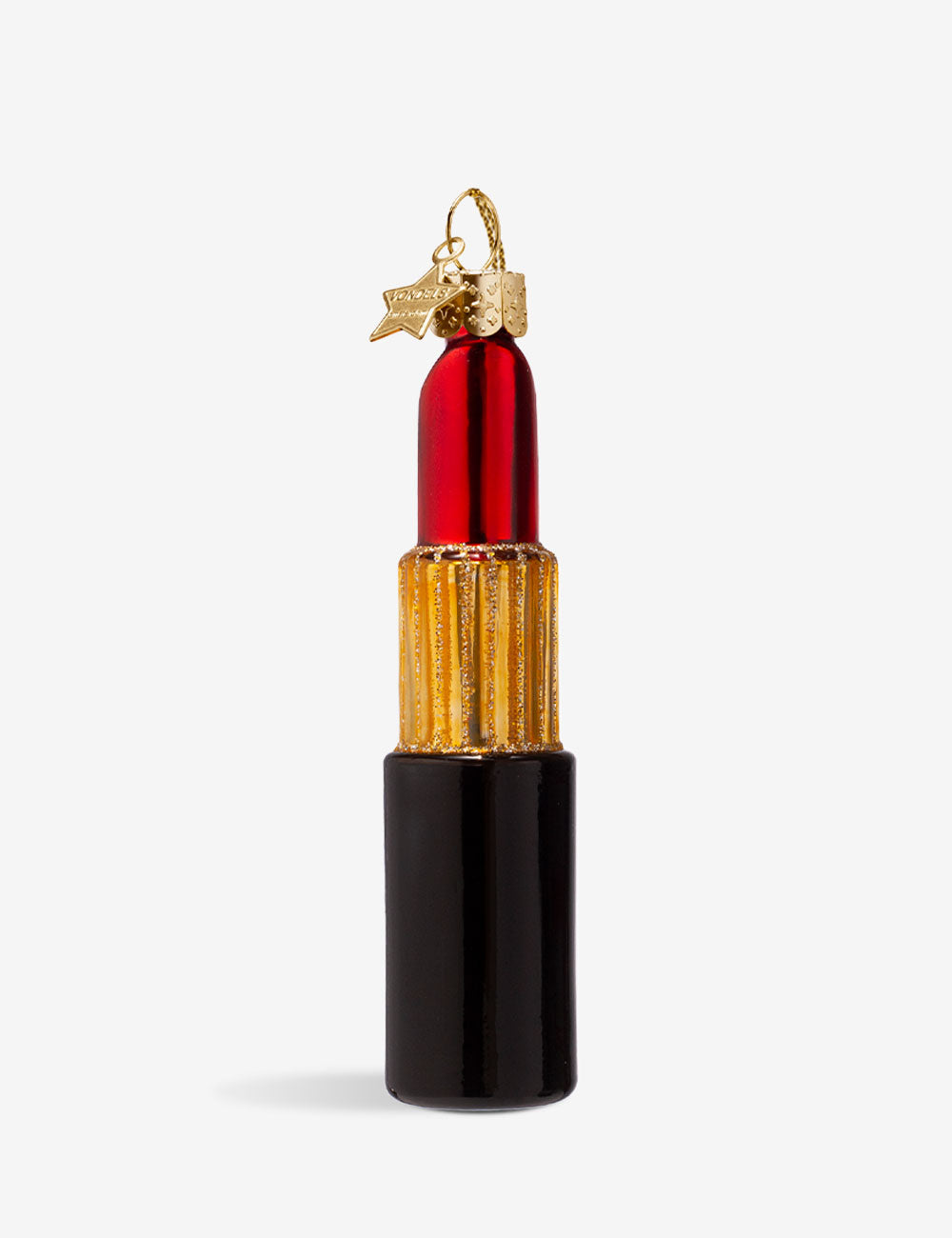 Lipstick glass ornament 