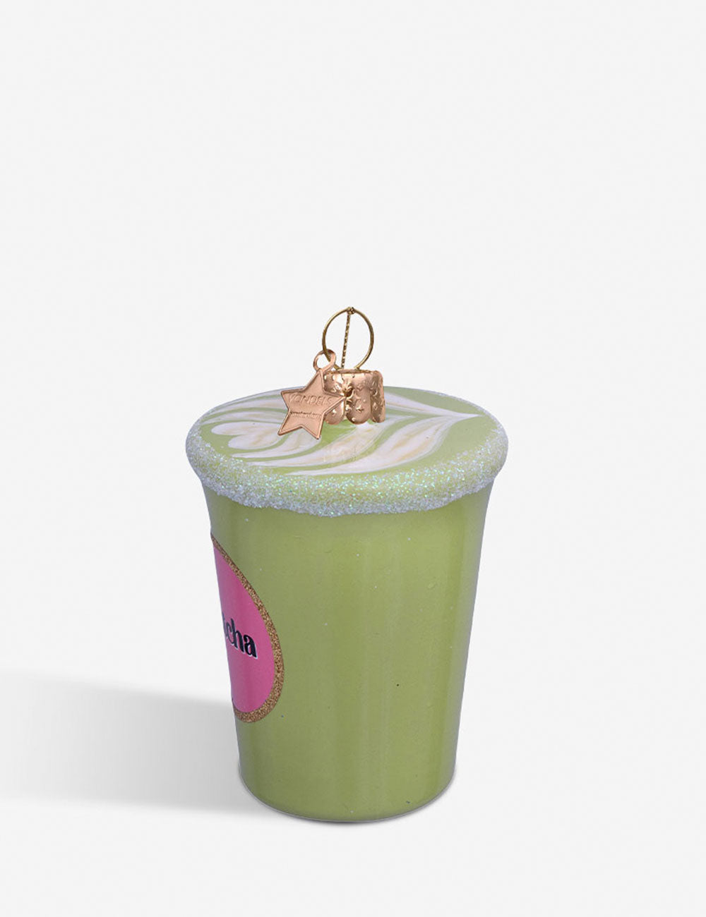 Matcha glass ornament 