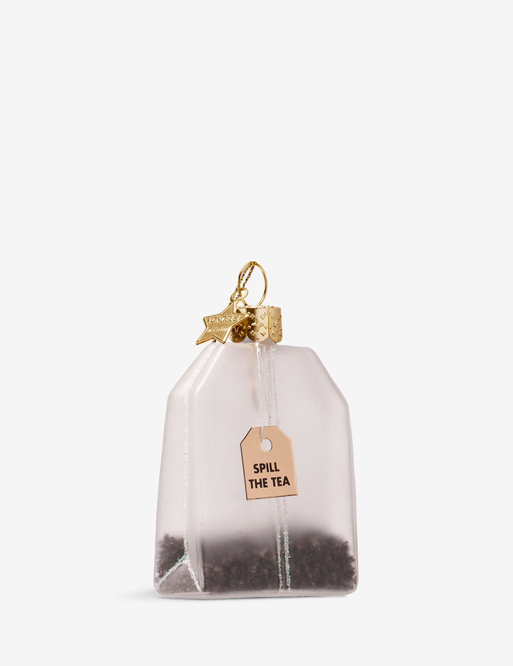 Tea glass ornament 
