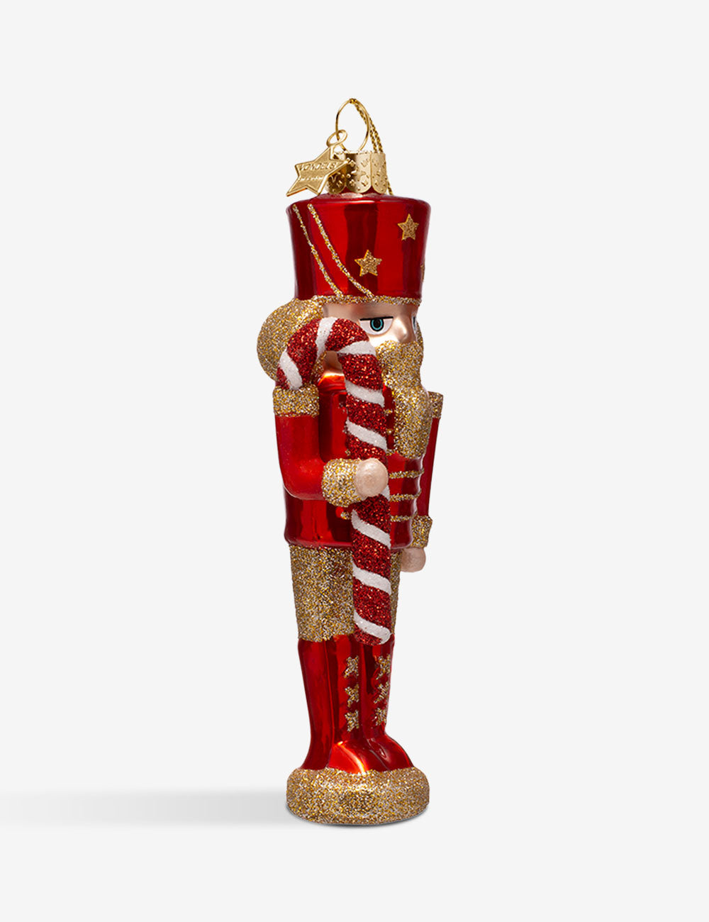 Nutcracker glass ornament 