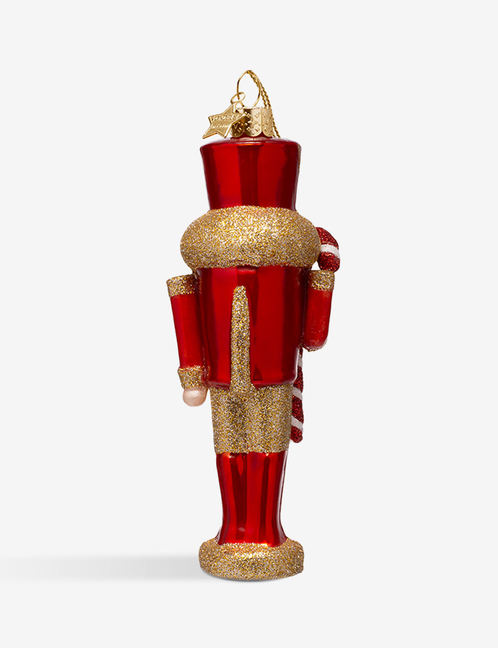 Nutcracker glass ornament 